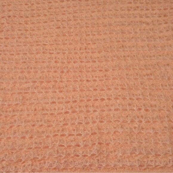 Anthropologie Tangerine Open Weave Wool Blend Sweater XL - Picture 4 of 10